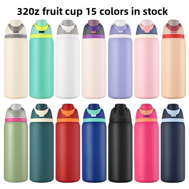 Sports Water Bottle Insulated - Borraccia Sportiva da 32oz con Doppio