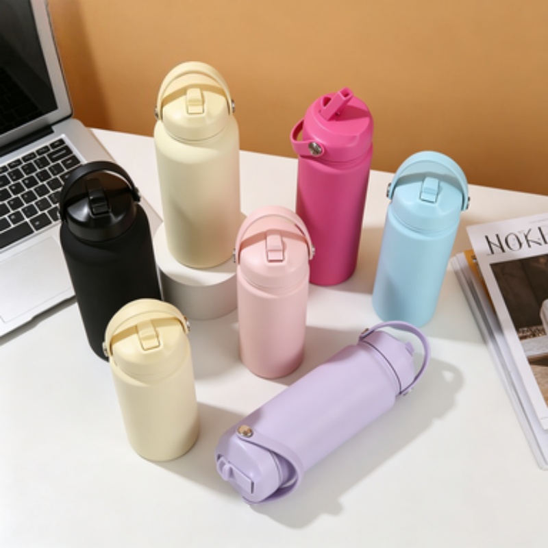 Sports Water Bottle Insulated - Borraccia Sportiva in Acciaio Inox 0,5-1L,