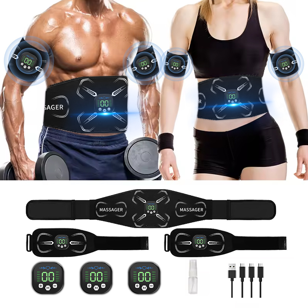 Sports Equipment Names - Stimolatore Muscolare EMS, Allenatore Addominale, Tonificatore